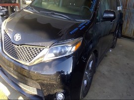 2015 TOYOTA SIENNA, BLACK, SE, 3.5L, AT, FWD. Z25932